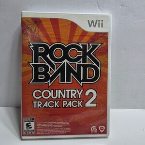 Rock Band Country Track Pack 2 Nintendo Wii CIB Complete with Manual EA Games